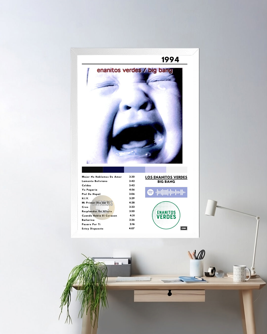 Cuadro Los Enanitos Verdes - Big Bang