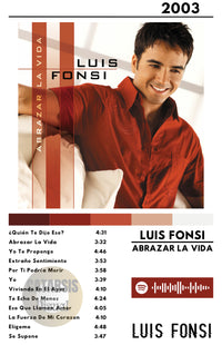 Cuadro Luis Fonsi - Abrazar La Vida