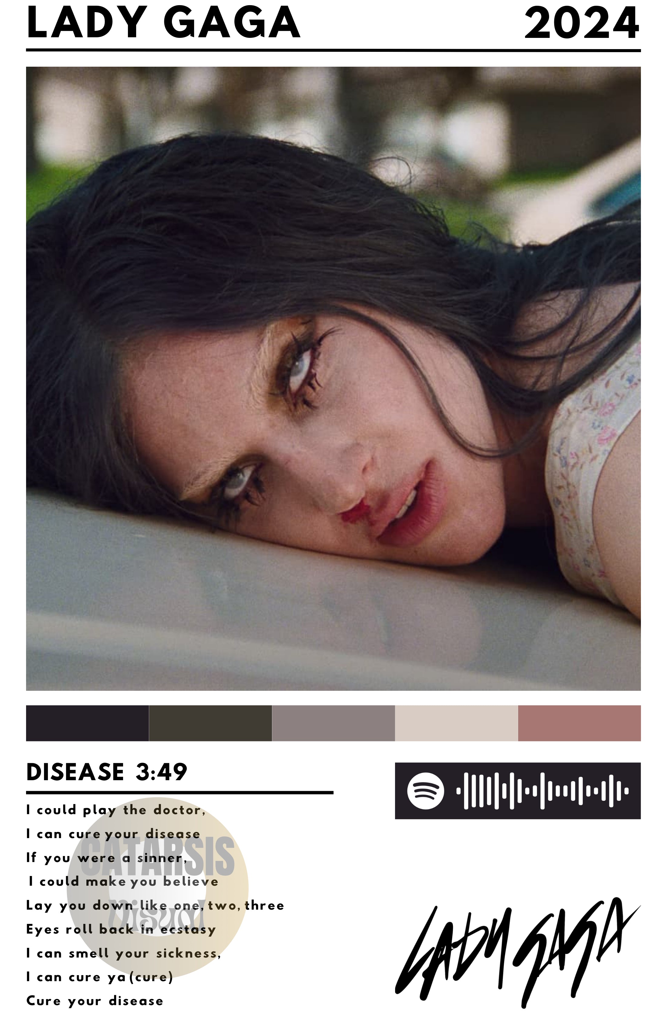 Cuadro Lady Gaga - Disease