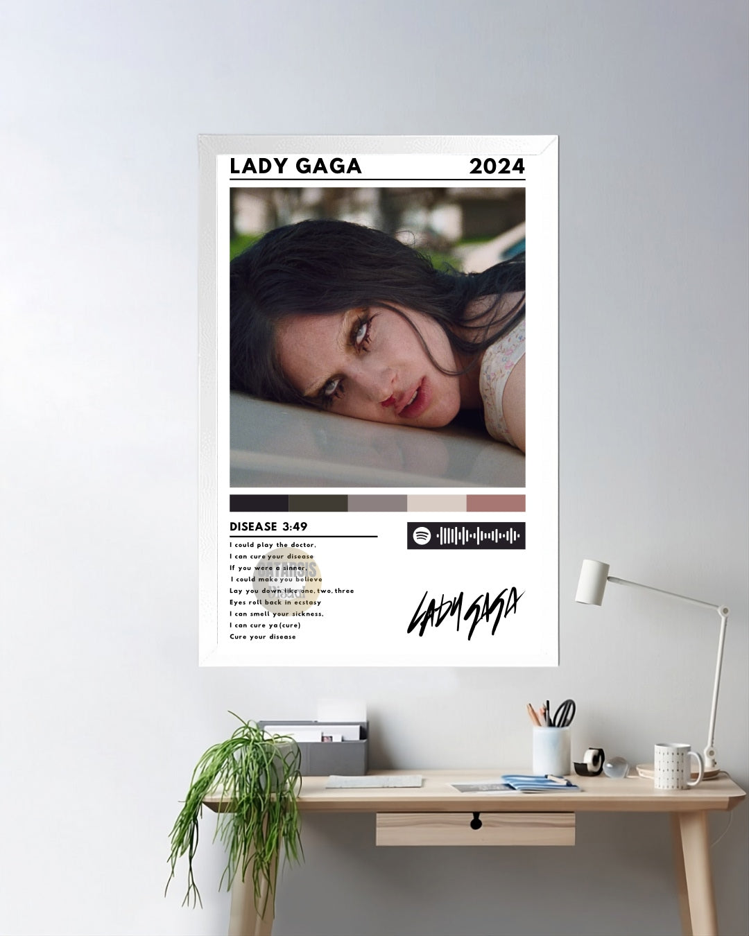 Cuadro Lady Gaga - Disease