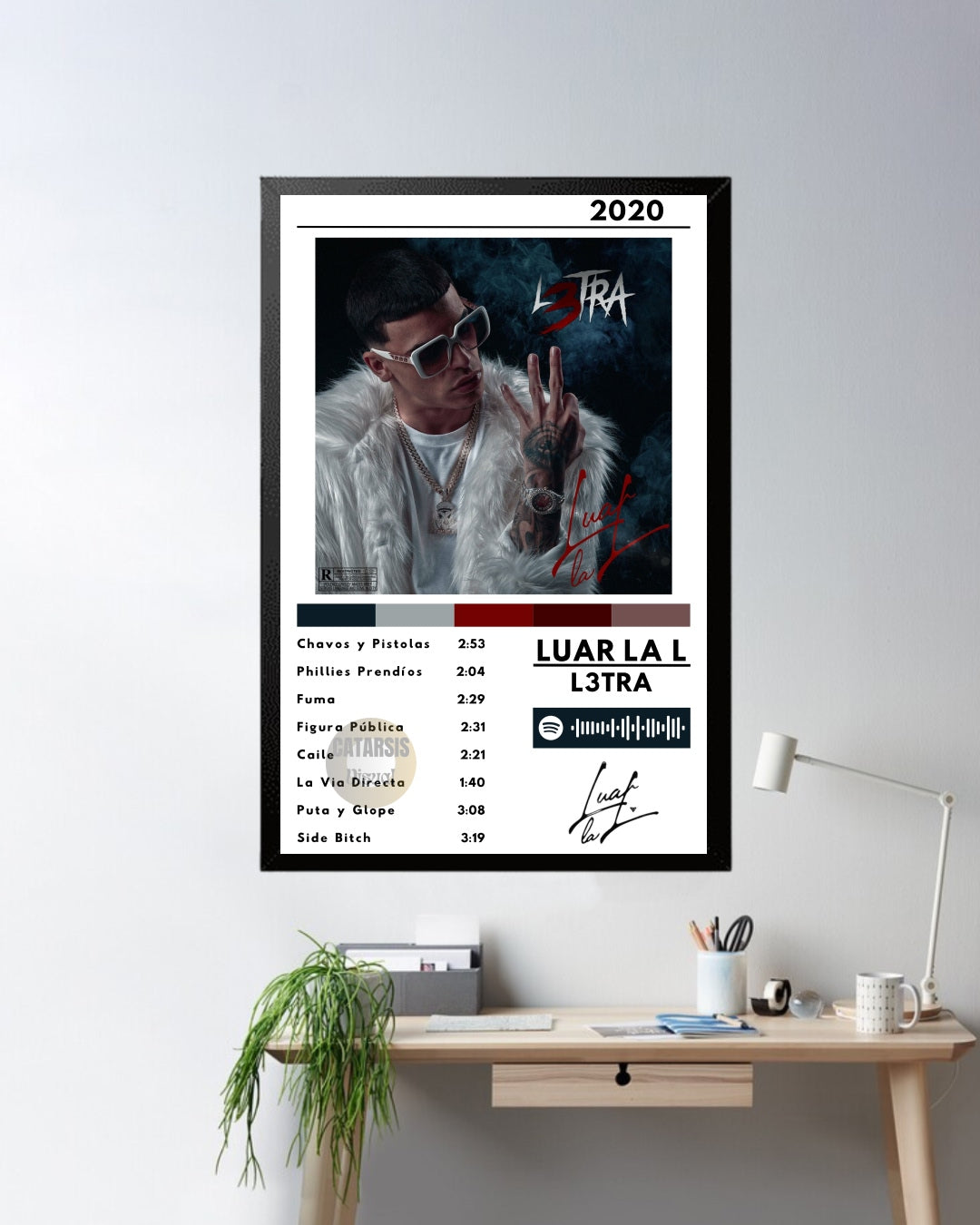 Cuadro Luar La L - L3tra