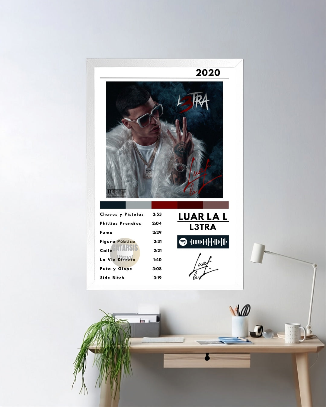 Cuadro Luar La L - L3tra