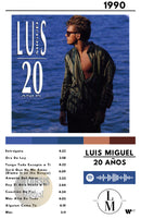 Cuadro Luis Miguel - 20 Años