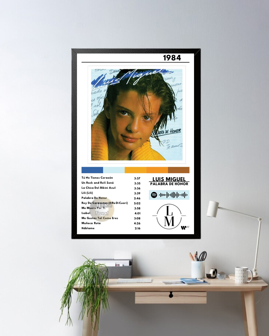 Cuadro Luis Miguel - Palabra de honor