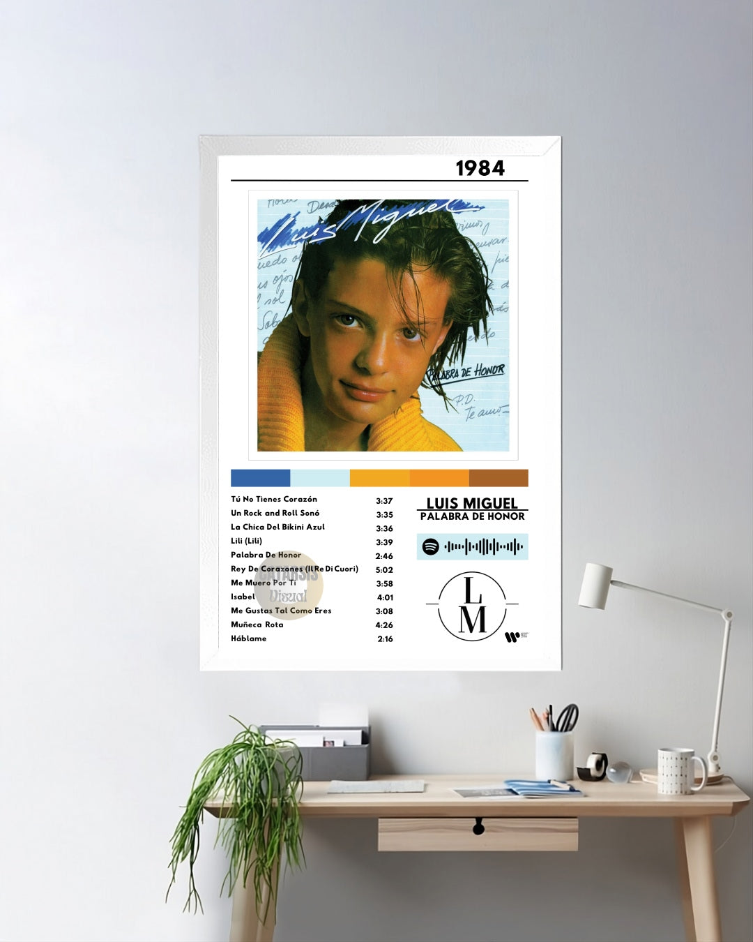 Cuadro Luis Miguel - Palabra de honor