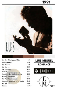 Cuadro Luis Miguel - Romance