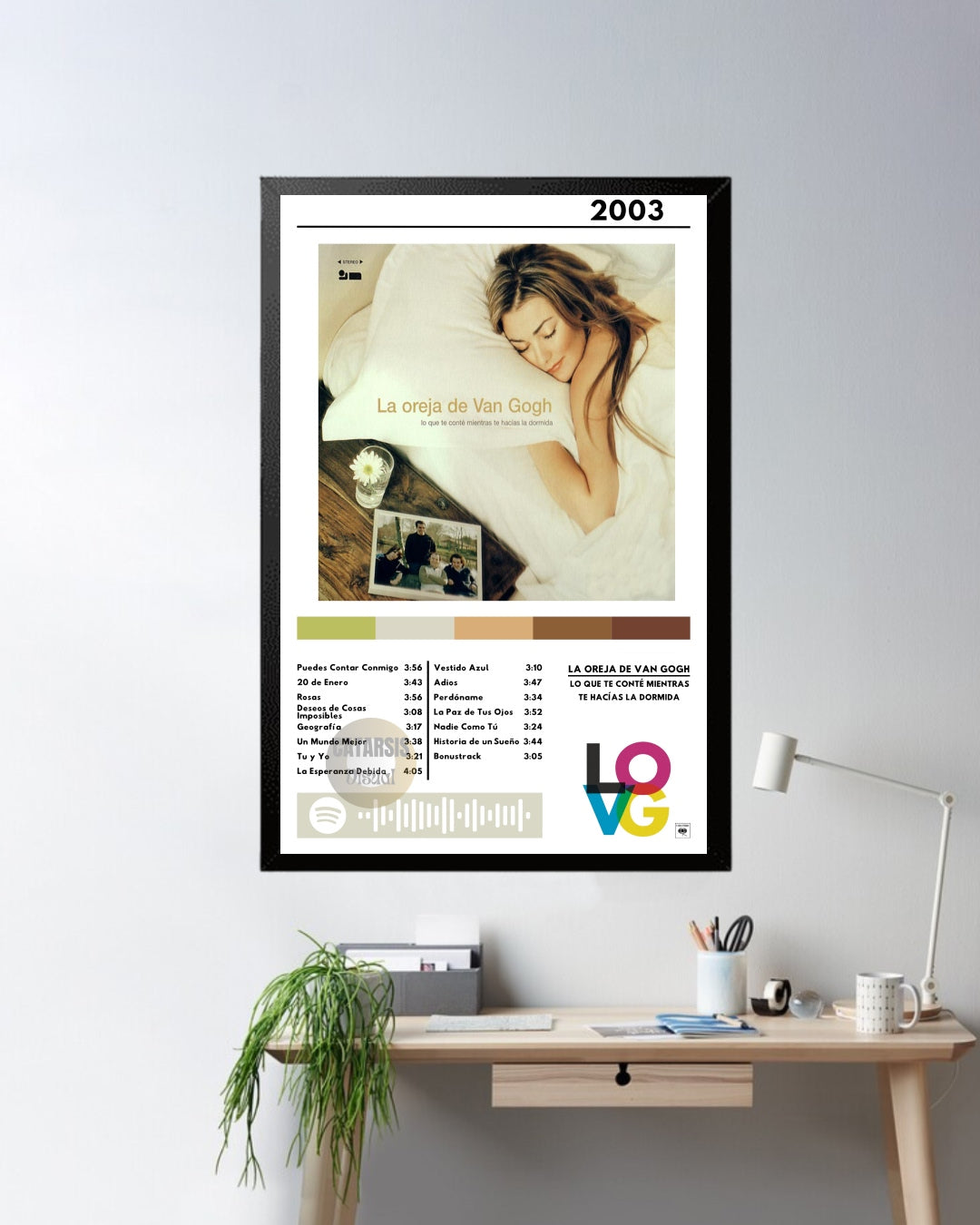 Cuadro La Oreja de Van Gogh - Lo que te conté mientras te hacías la dormida