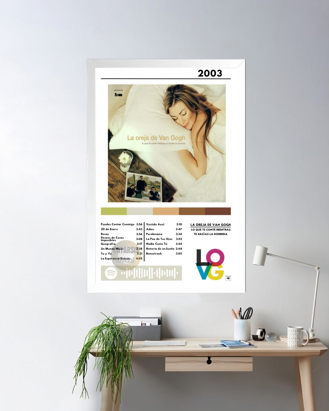Cuadro La Oreja de Van Gogh - Lo que te conté mientras te hacías la dormida