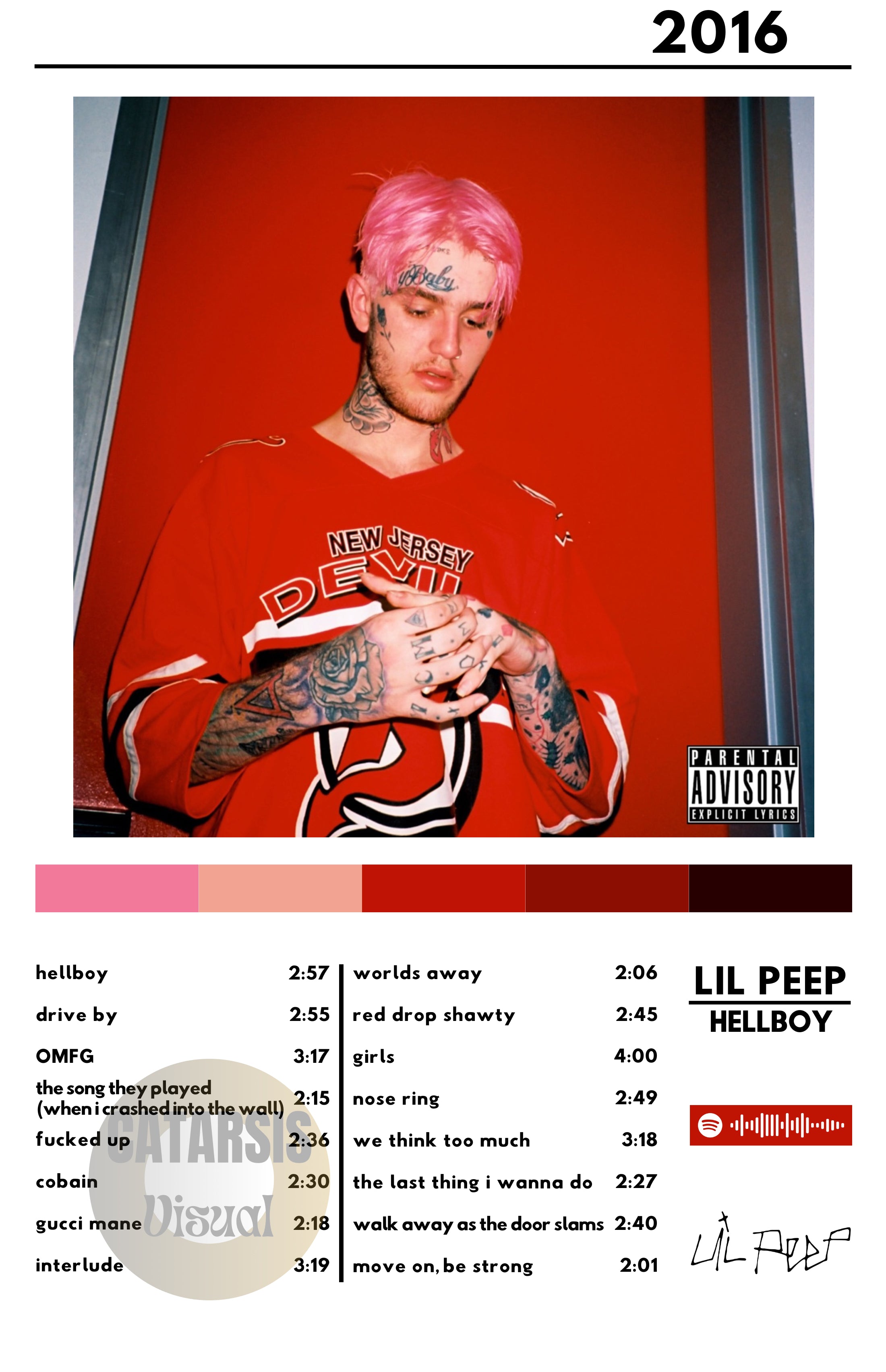 Cuadro Lil Peep - HELLBOY