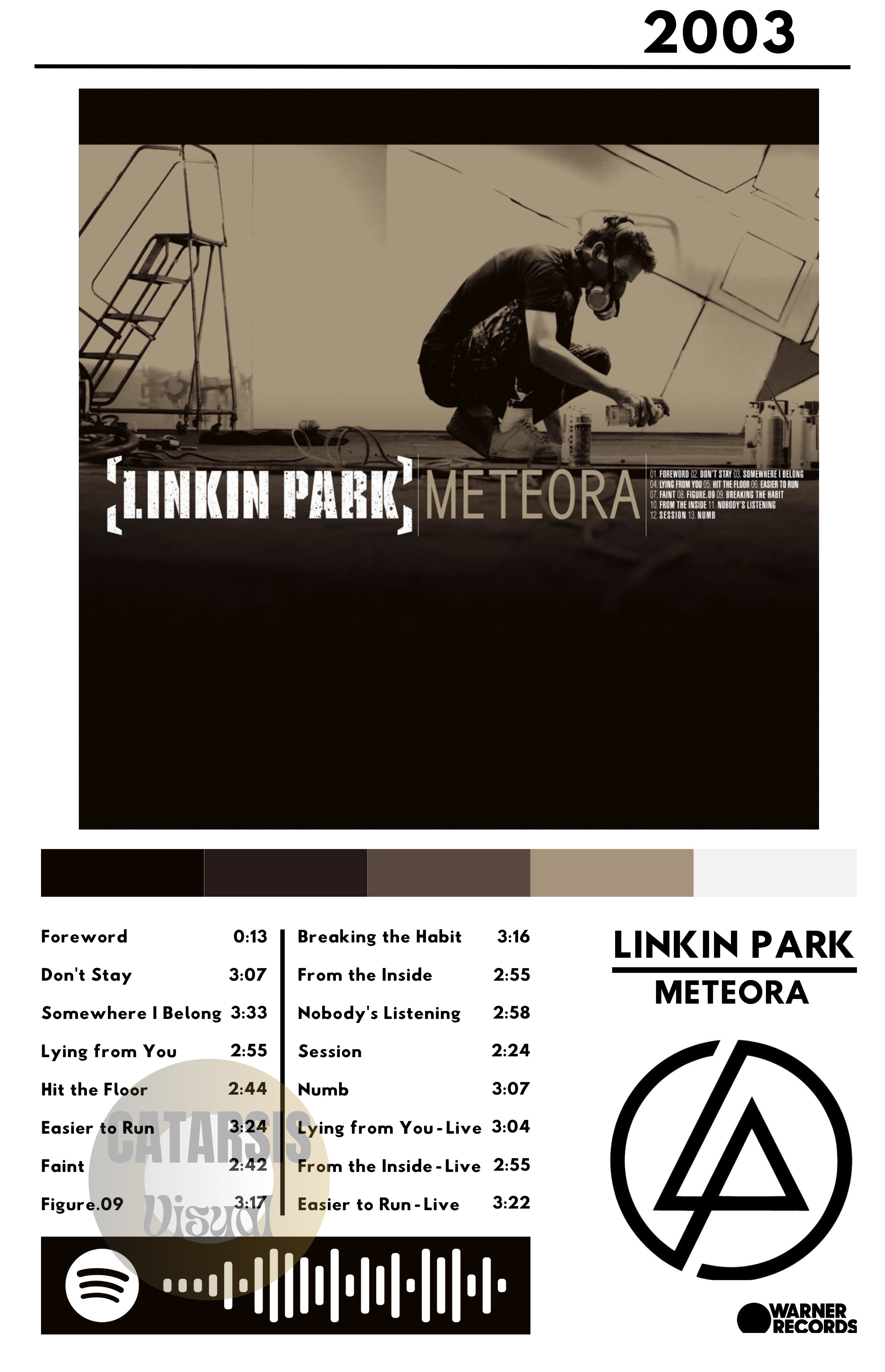 Cuadro Linkin Park - Meteora