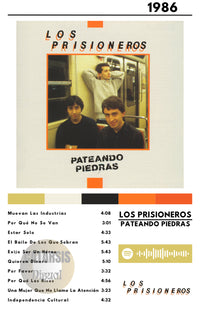Cuadro Los Prisioneros - Pateando Piedras
