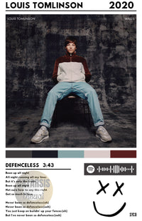 Cuadro Louis Tomlinson - Defenceless