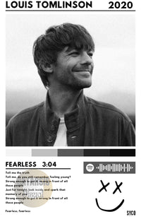 Cuadro Louis Tomlinson -  Fearless