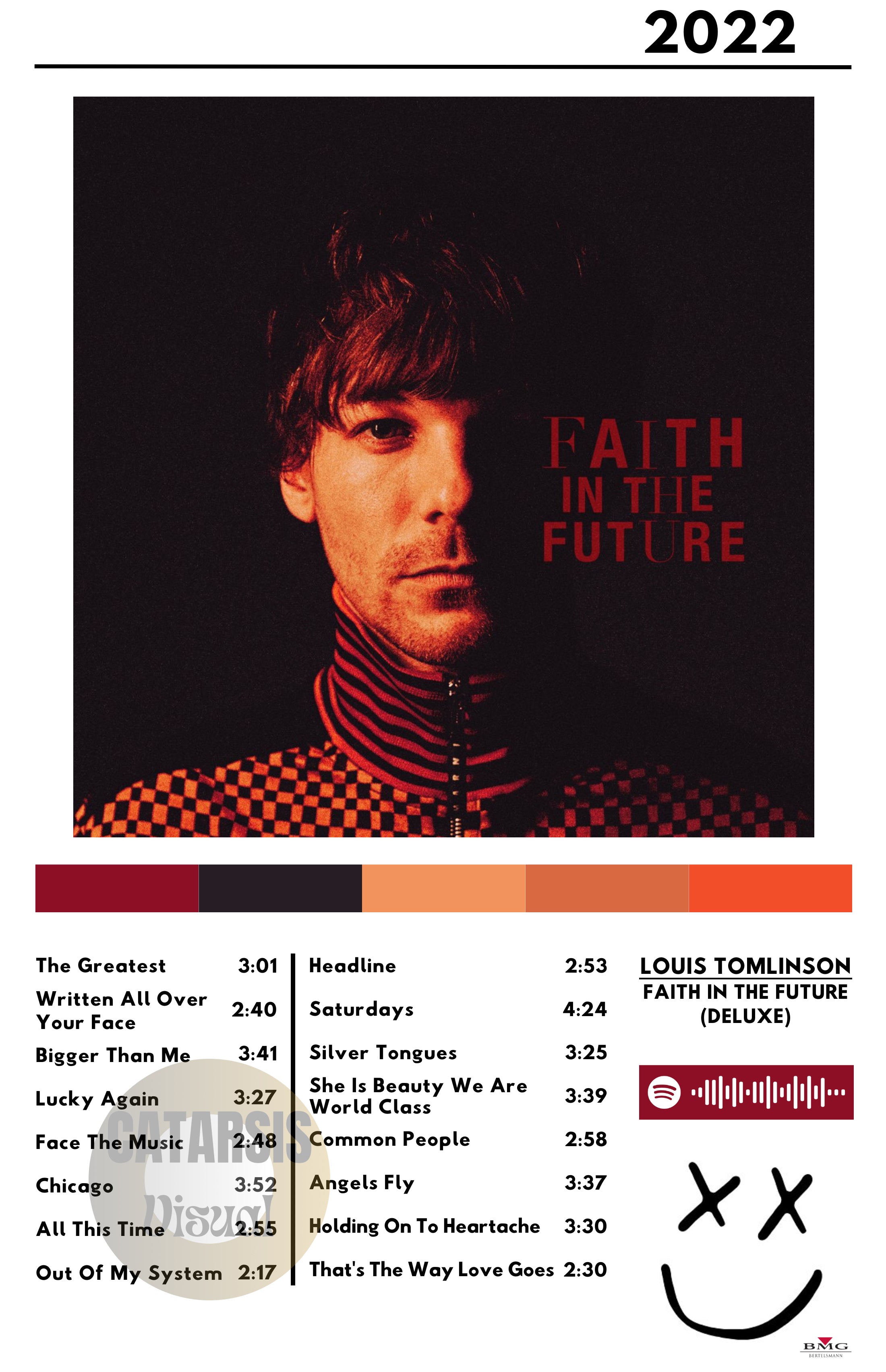 Cuadro Louis Tomlinson -  Faith In The Future