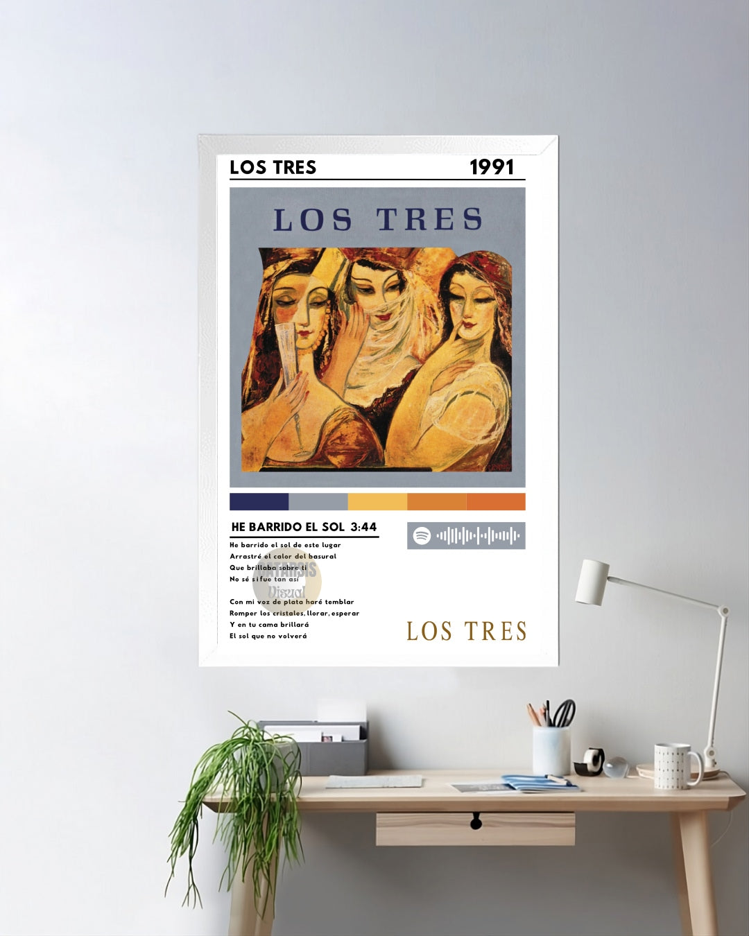 Cuadro Los Tres - He barrido el sol