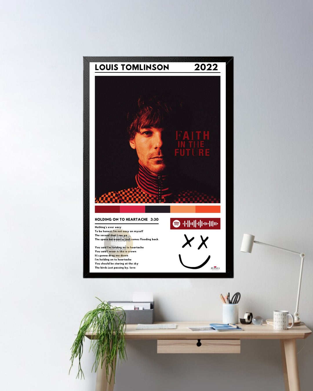 Cuadro Louis Tomlinson -  Holding On To Heartache