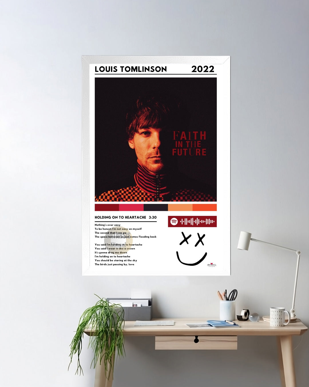 Cuadro Louis Tomlinson -  Holding On To Heartache