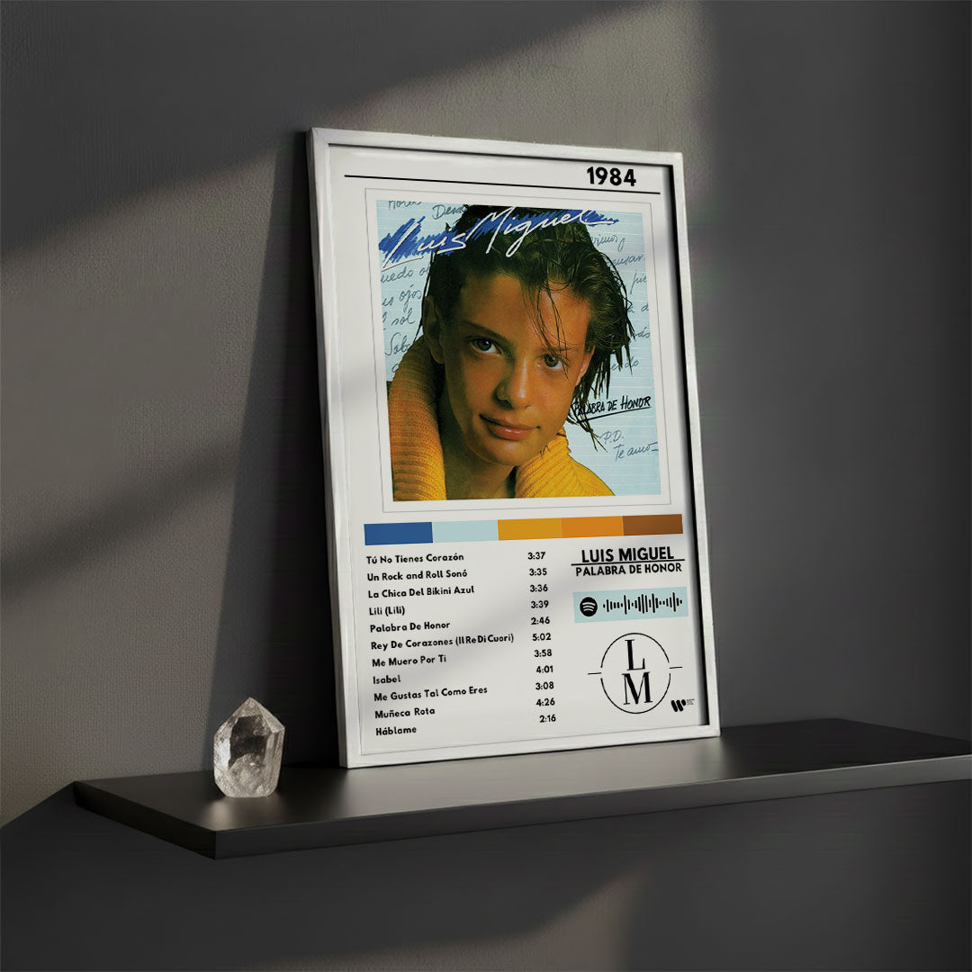 Cuadro Luis Miguel - Palabra de honor