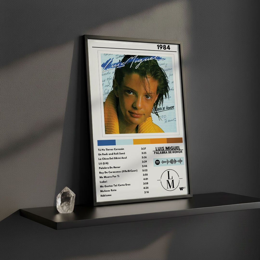 Cuadro Luis Miguel - Palabra de honor