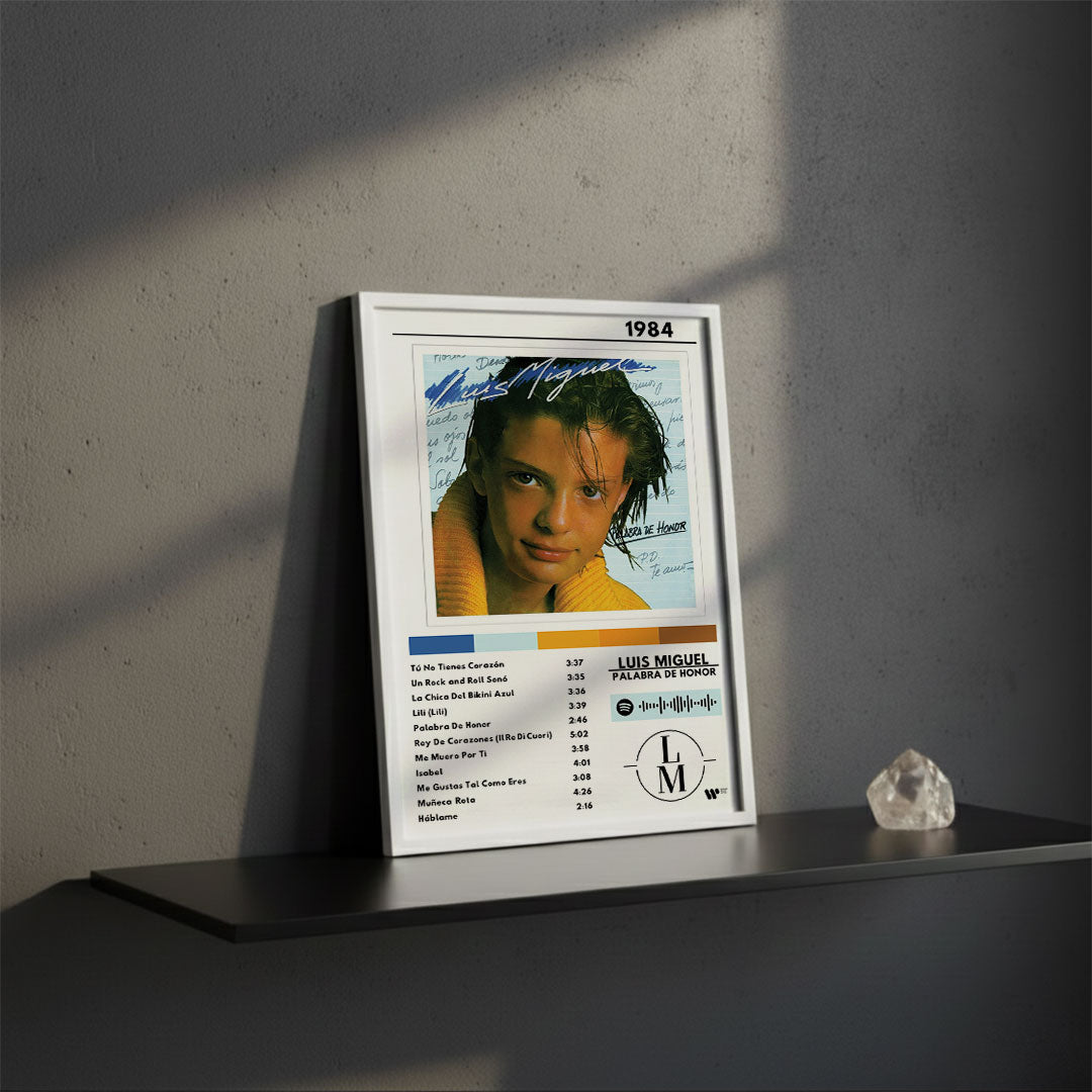 Cuadro Luis Miguel - Palabra de honor