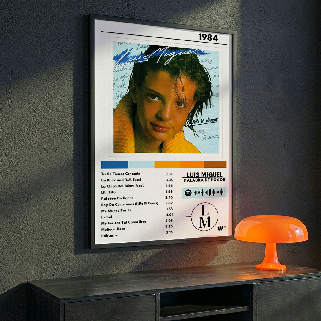 Cuadro Luis Miguel - Palabra de honor