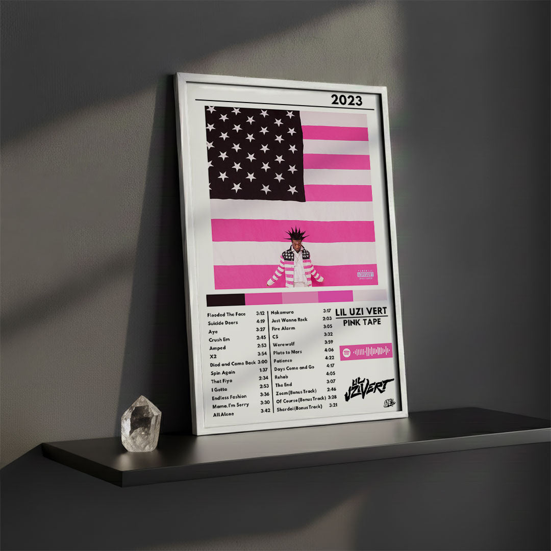 Cuadro Lil Uzi Vert - Pink Tape
