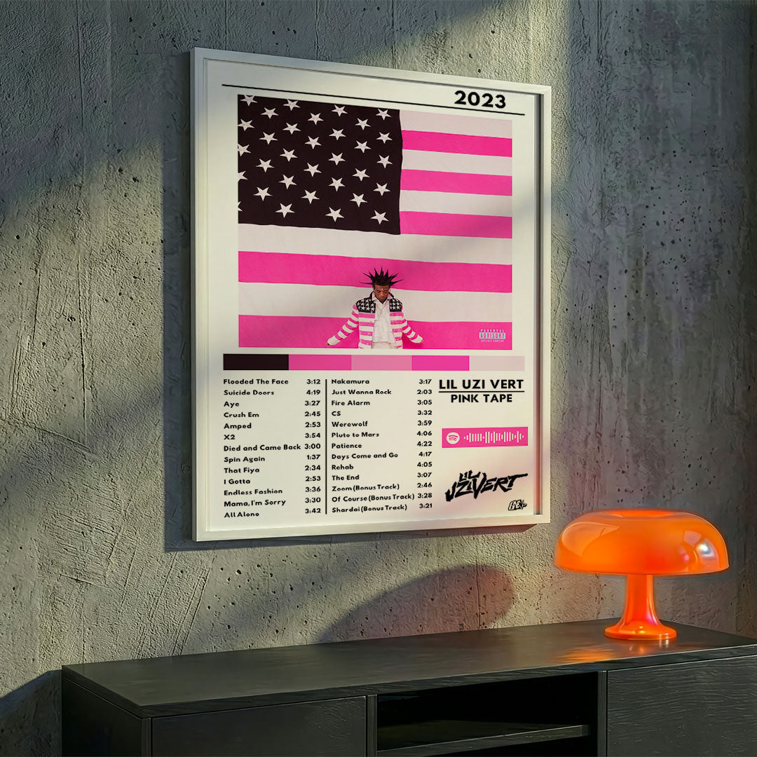 Cuadro Lil Uzi Vert - Pink Tape