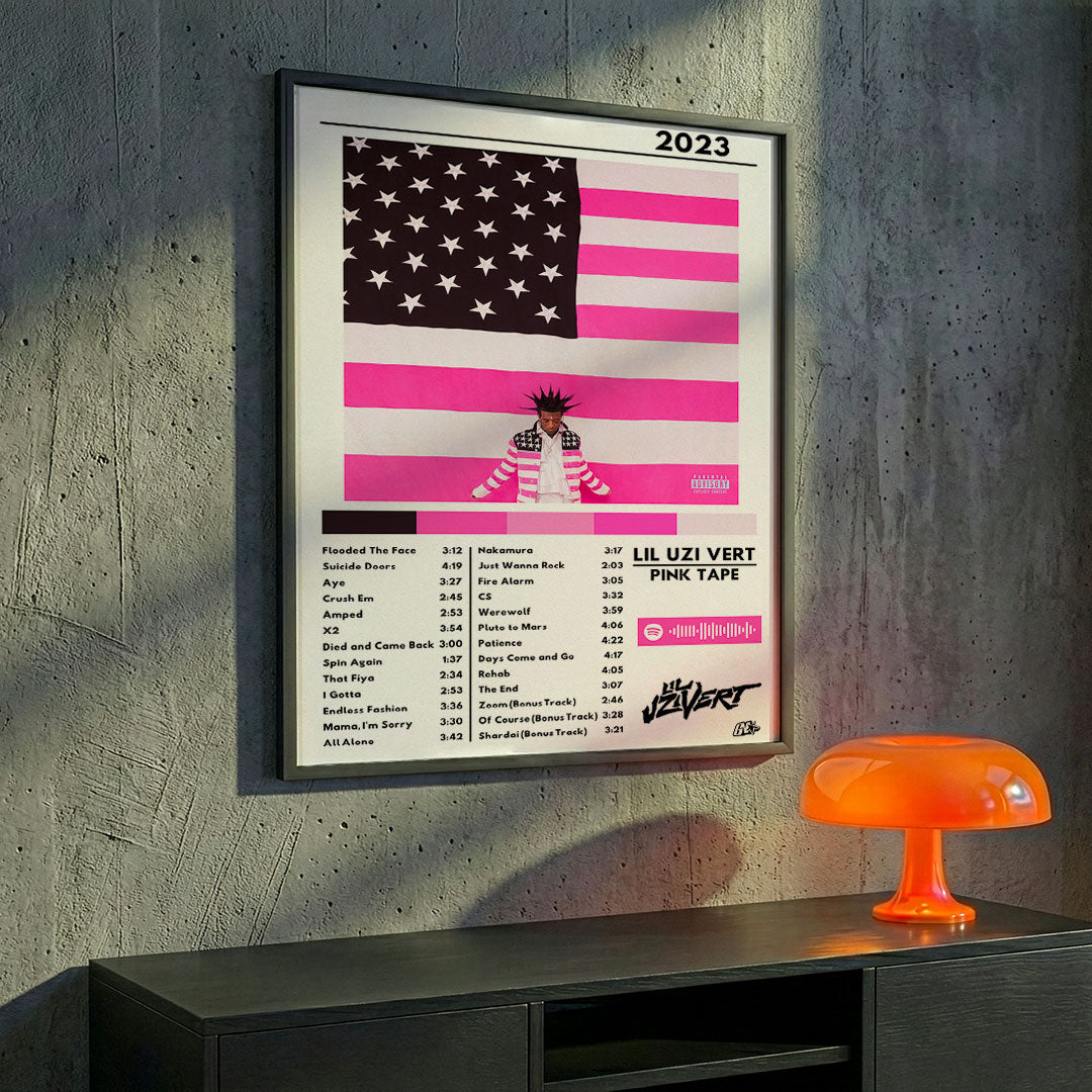 Cuadro Lil Uzi Vert - Pink Tape