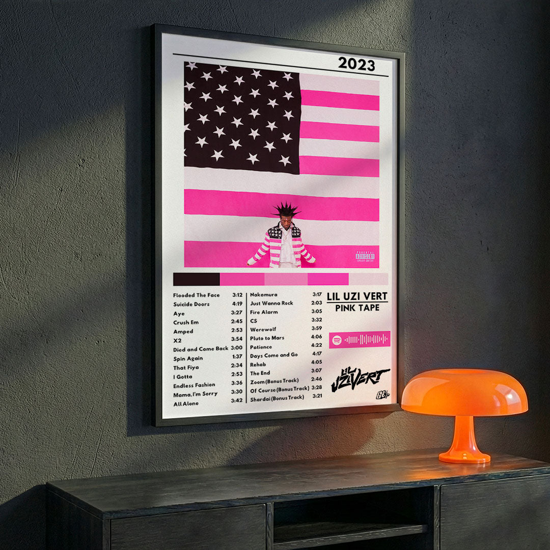 Cuadro Lil Uzi Vert - Pink Tape