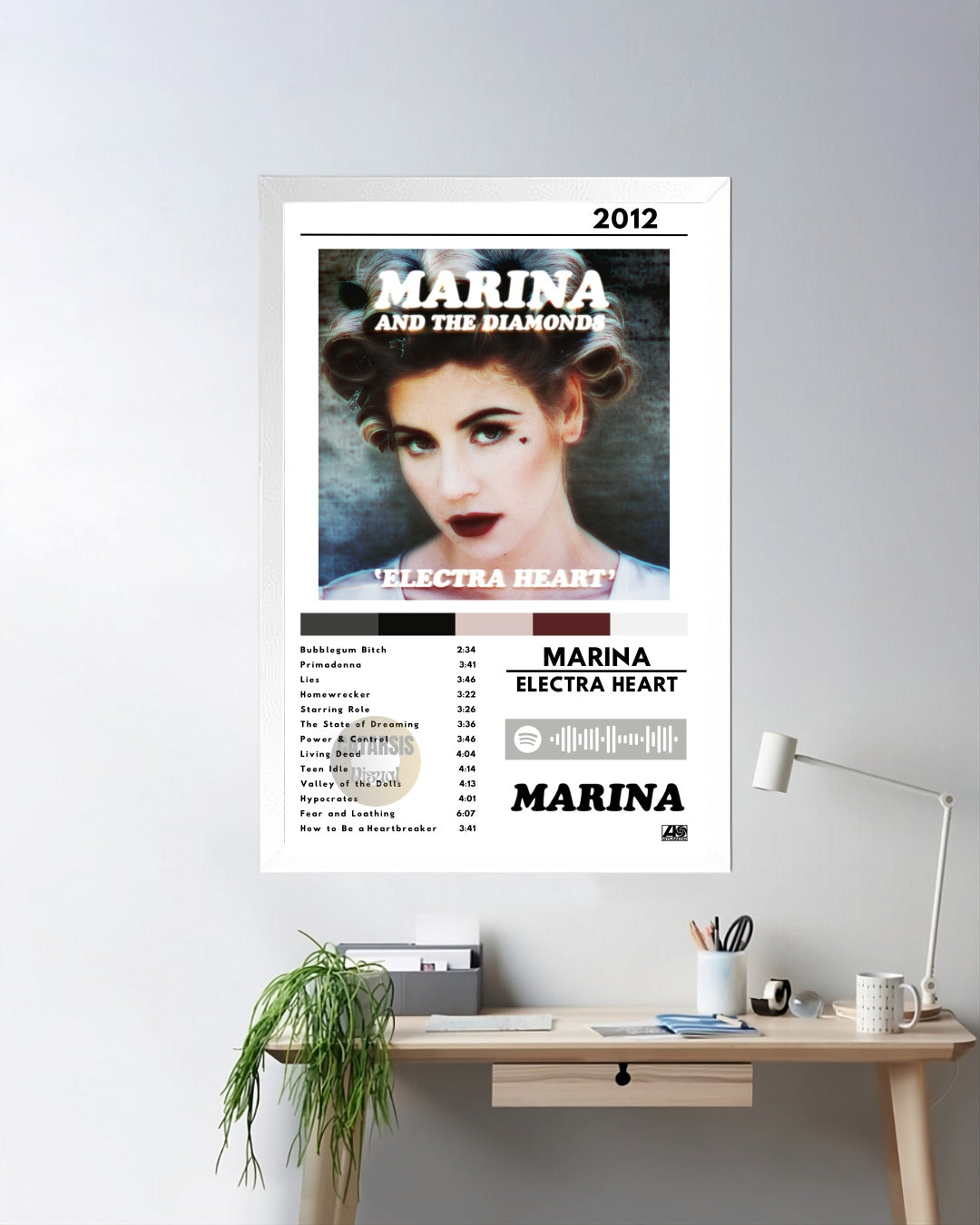 Cuadro MARINA - Electra Heart