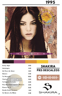 Cuadro  Shakira - Pies Descalzos