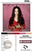 Cuadro  Shakira - Donde Estan Los Ladrones
