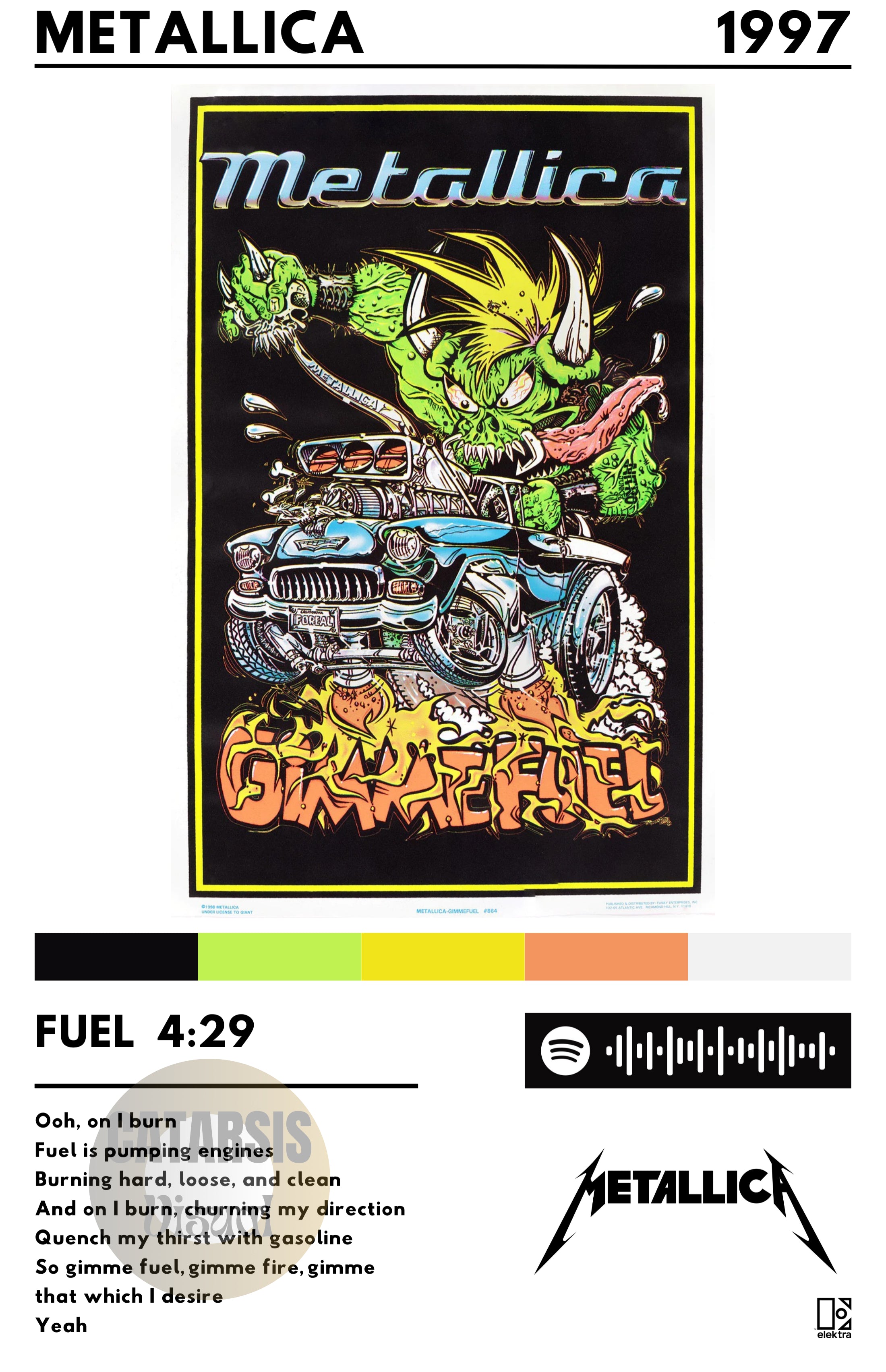 Cuadro Metallica - Fuel