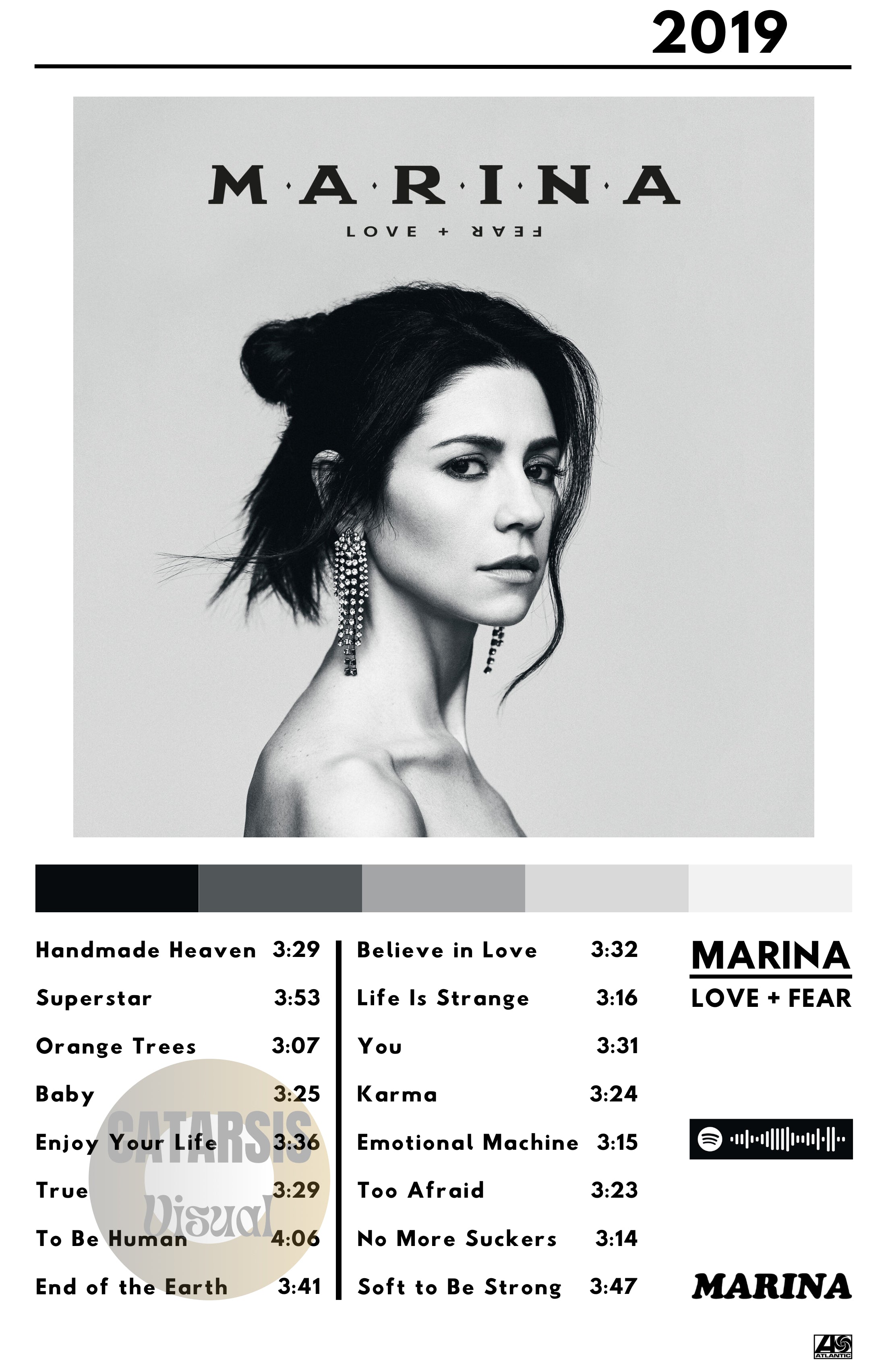 Cuadro MARINA - Love + Fear