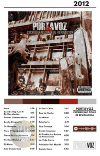 Cuadro Portavoz - Escribo Rap con R de Revolución
