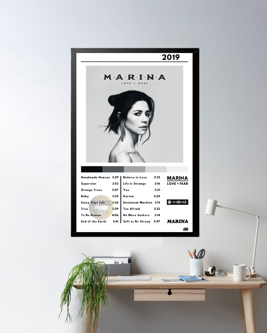 Cuadro MARINA - Love + Fear