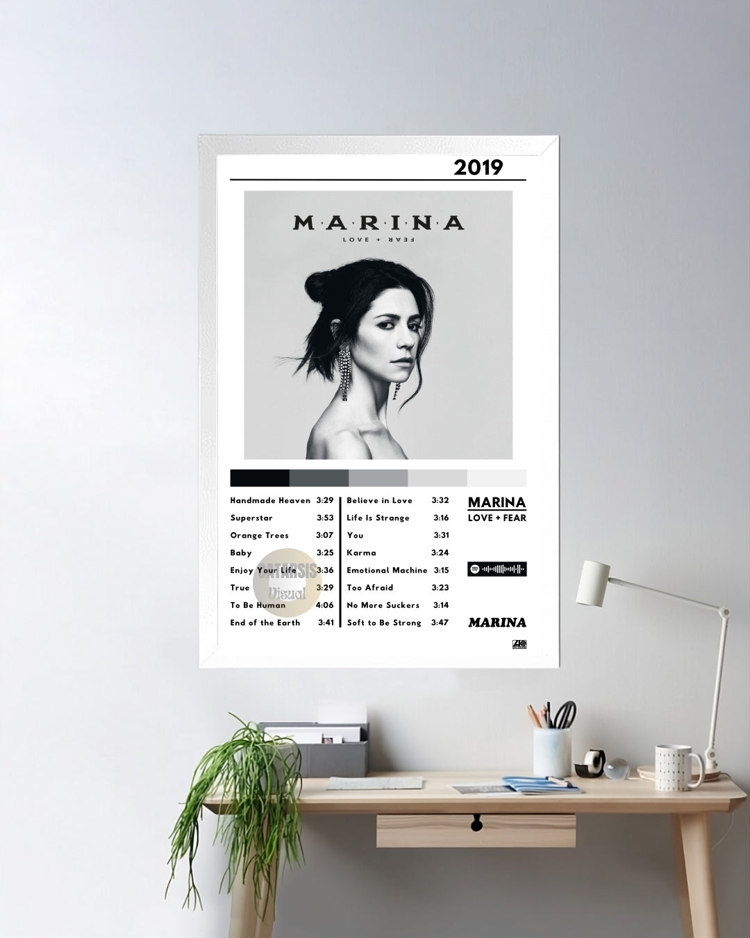 Cuadro MARINA - Love + Fear