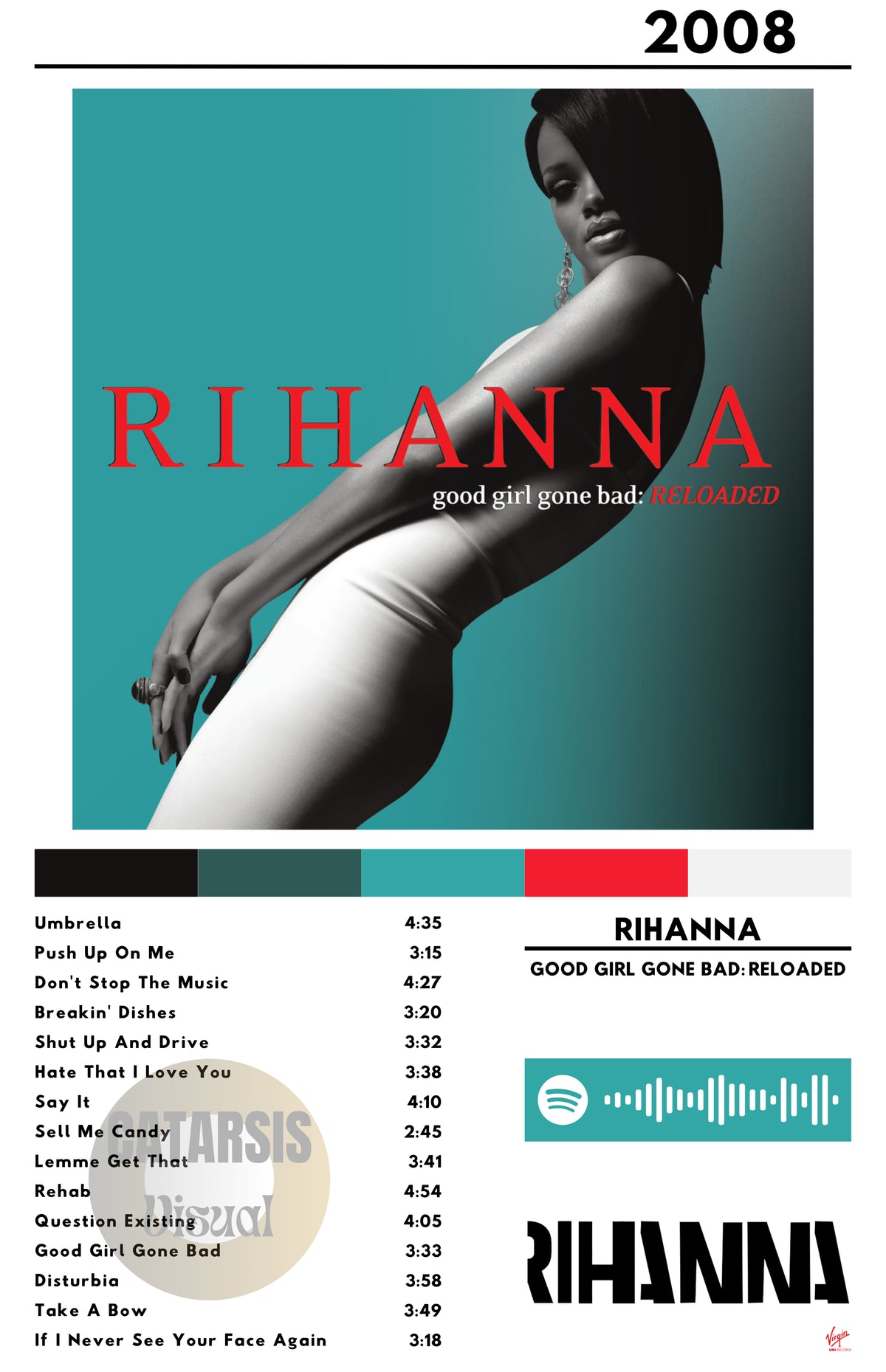 Cuadro Rihanna - Good Girl Gone Bad