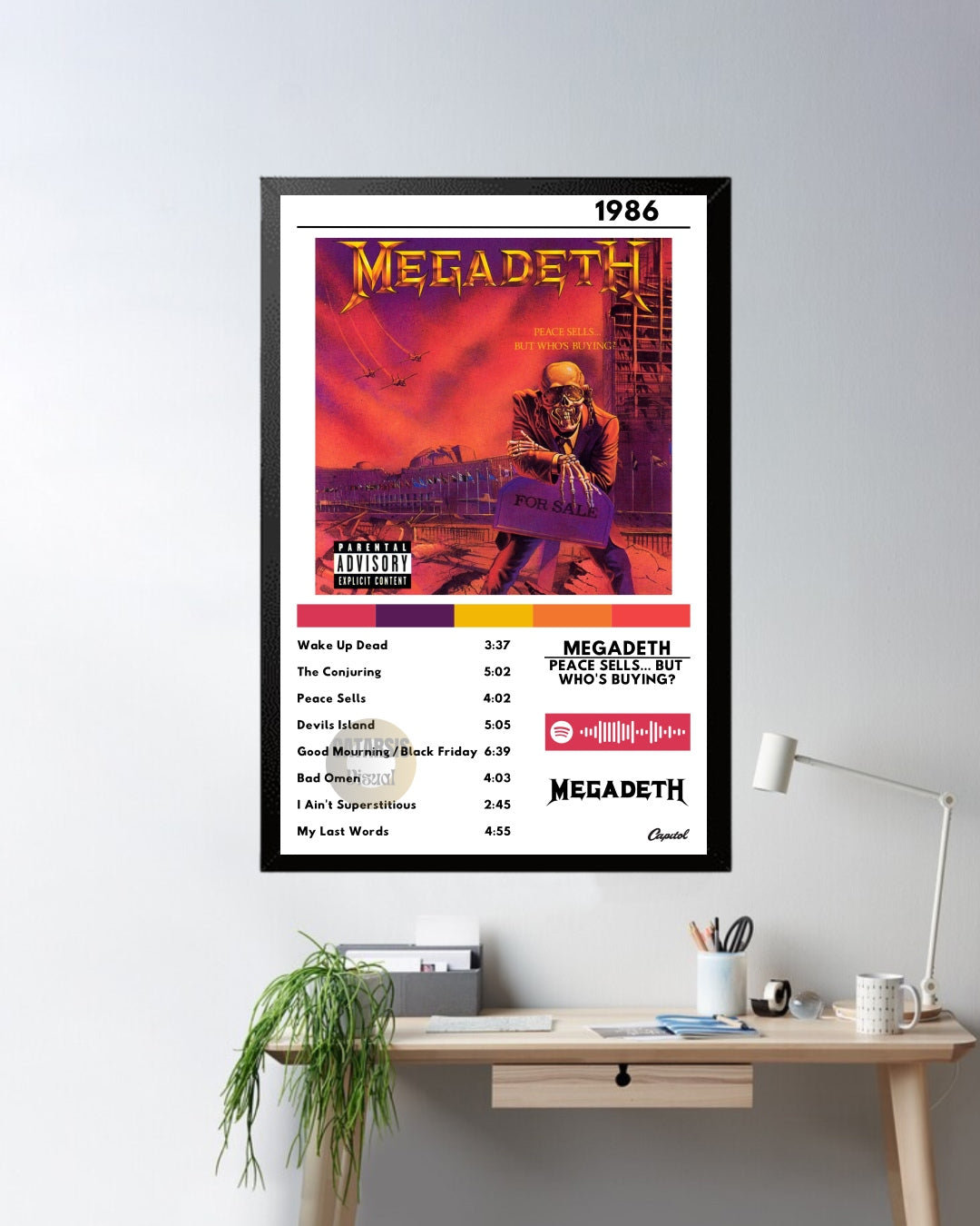 Cuadro Megadeth - Peace Sells... But Who's Buying?
