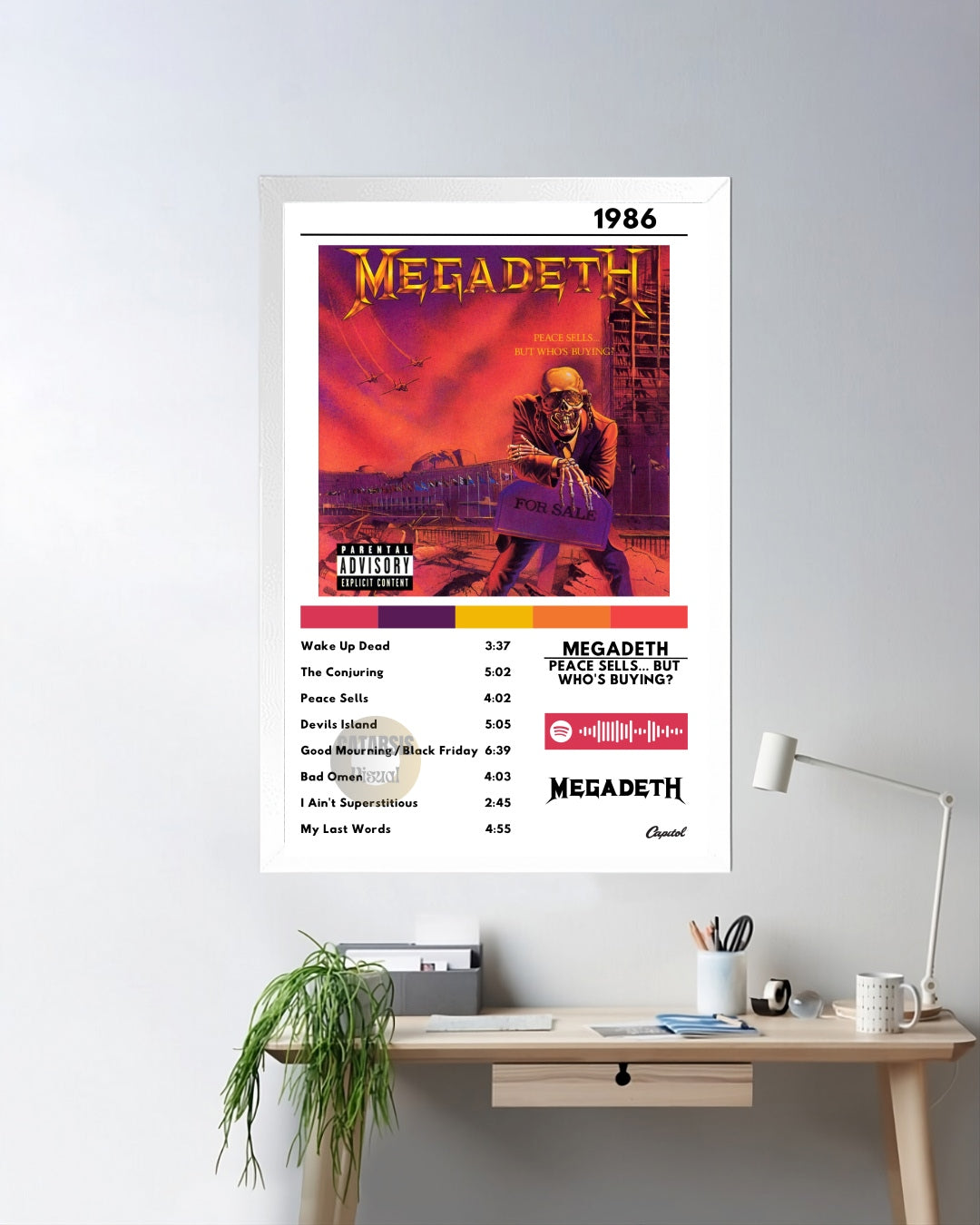Cuadro Megadeth - Peace Sells... But Who's Buying?