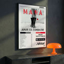 Cuadro Maná - Amar es Combatir