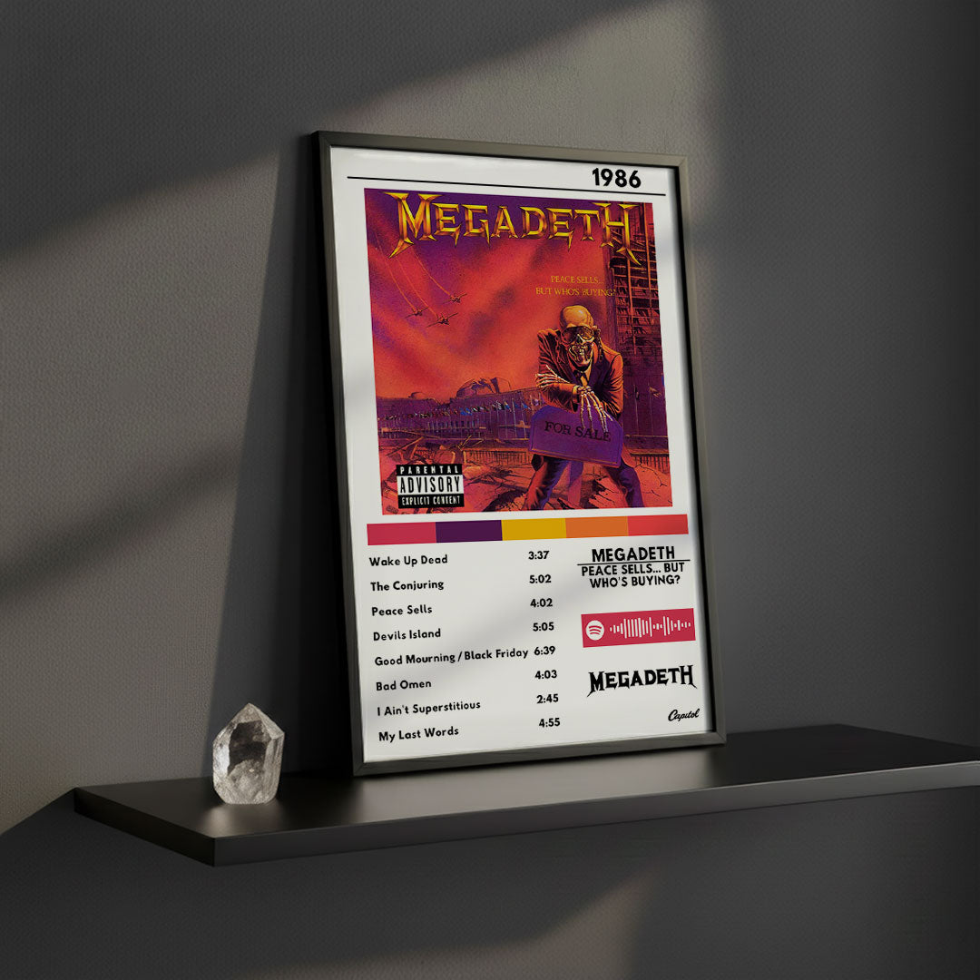 Cuadro Megadeth - Peace Sells... But Who's Buying?