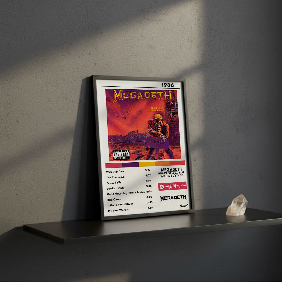 Cuadro Megadeth - Peace Sells... But Who's Buying?