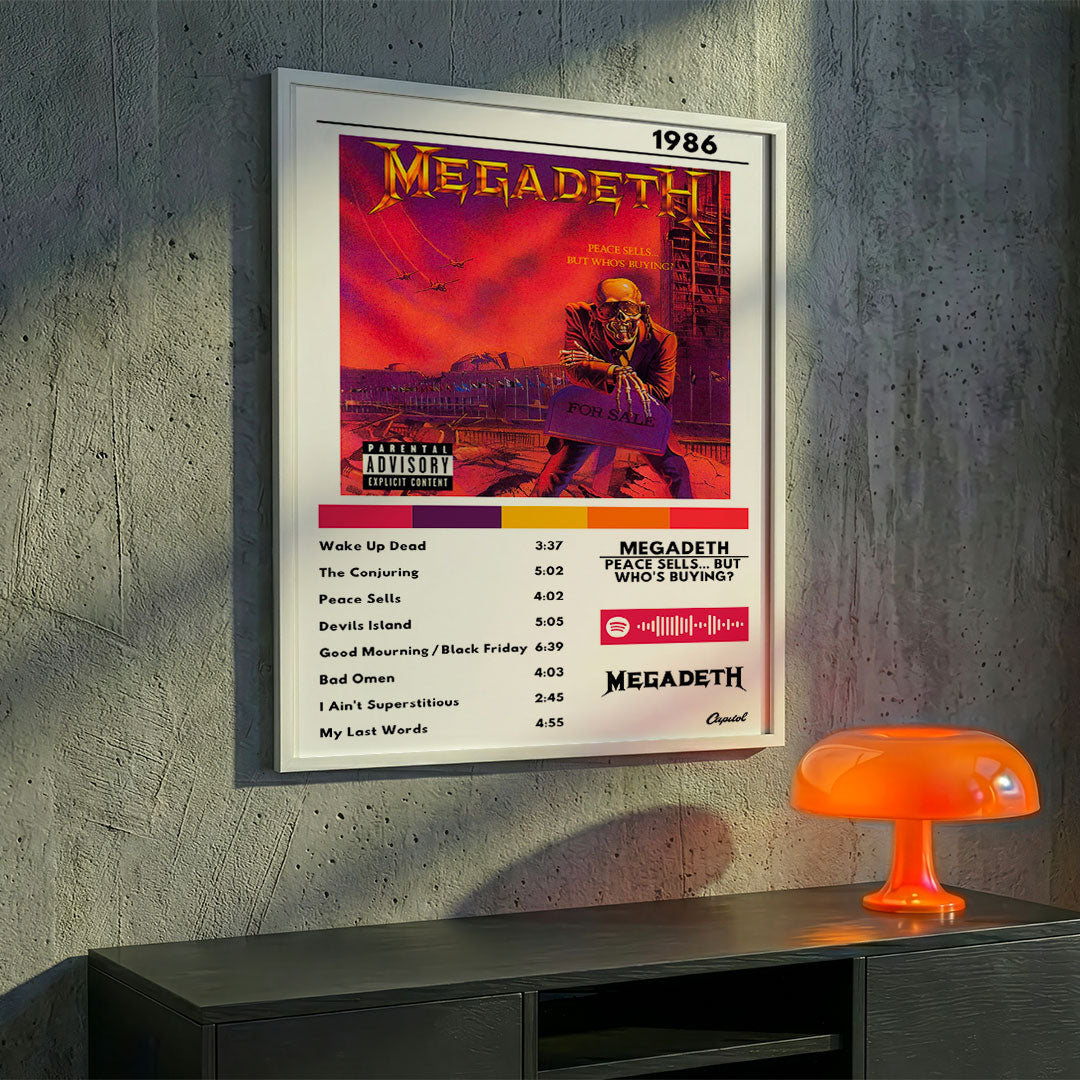 Cuadro Megadeth - Peace Sells... But Who's Buying?