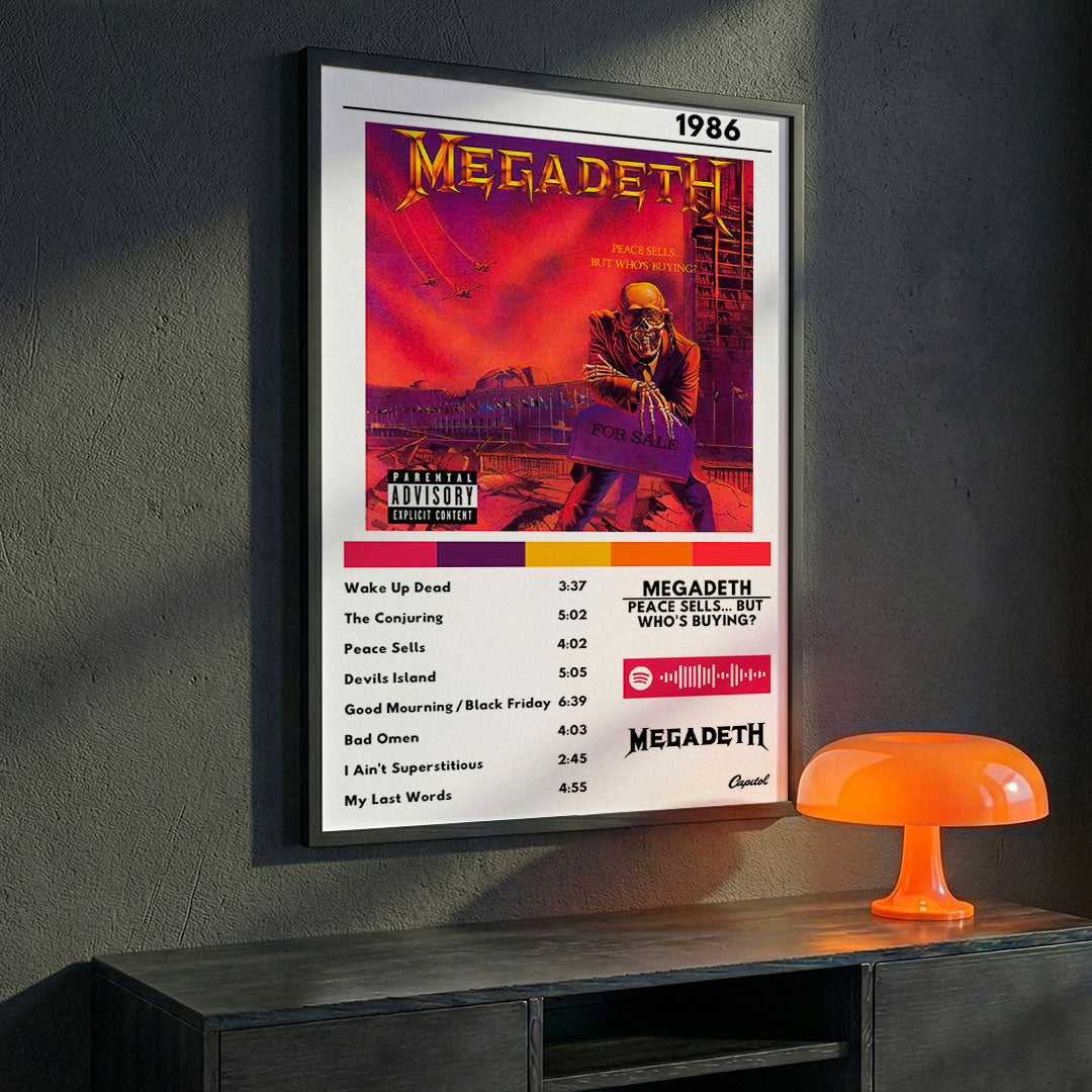 Cuadro Megadeth - Peace Sells... But Who's Buying?