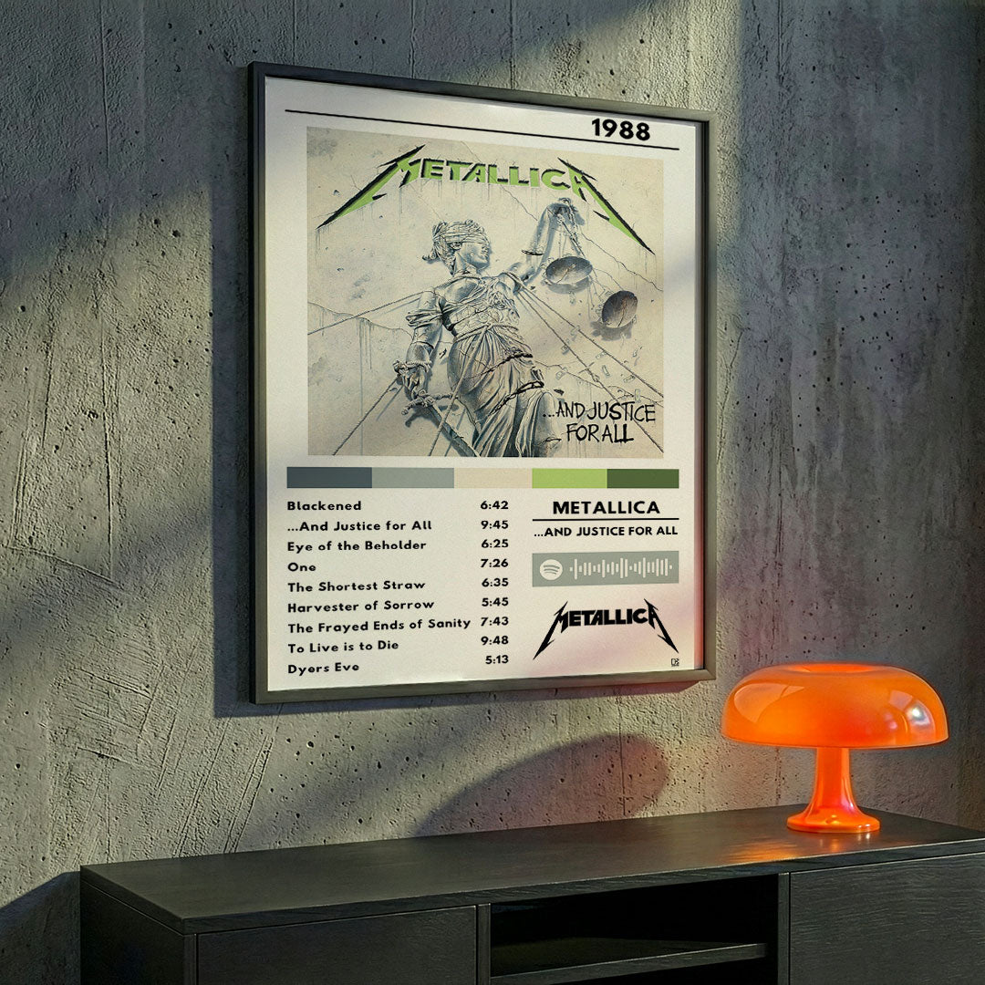 Cuadro Metallica - And Justice For All