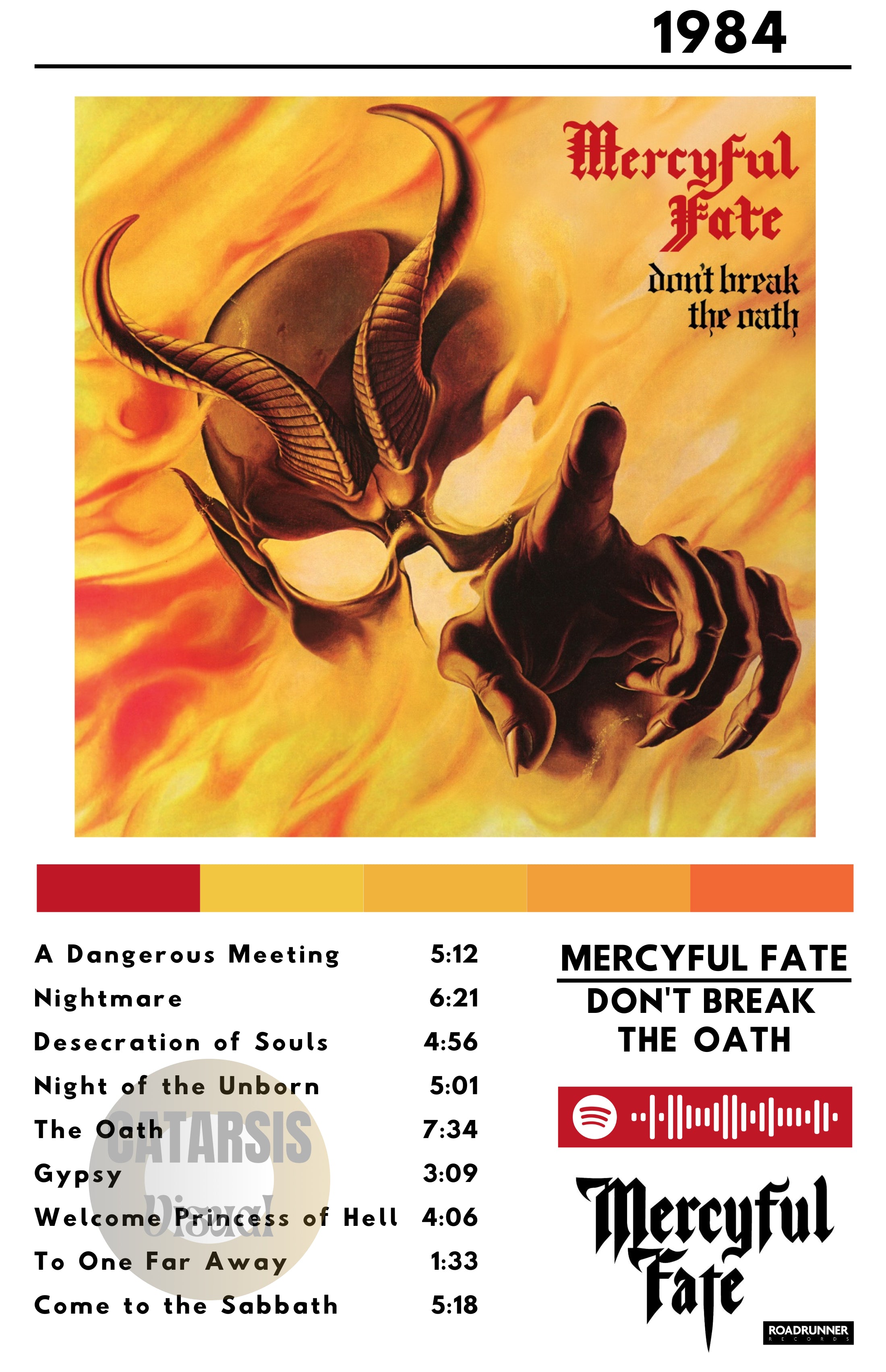 Cuadro Mercyful Fate - Don't Break the Oath