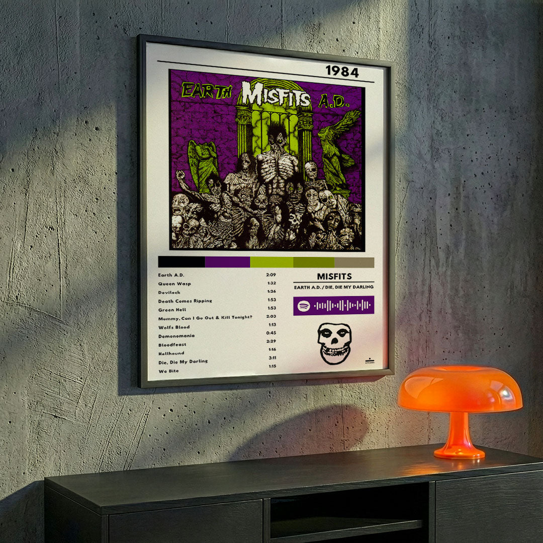 Cuadro Misfits - Earth A.D. / Die, Die My Darling