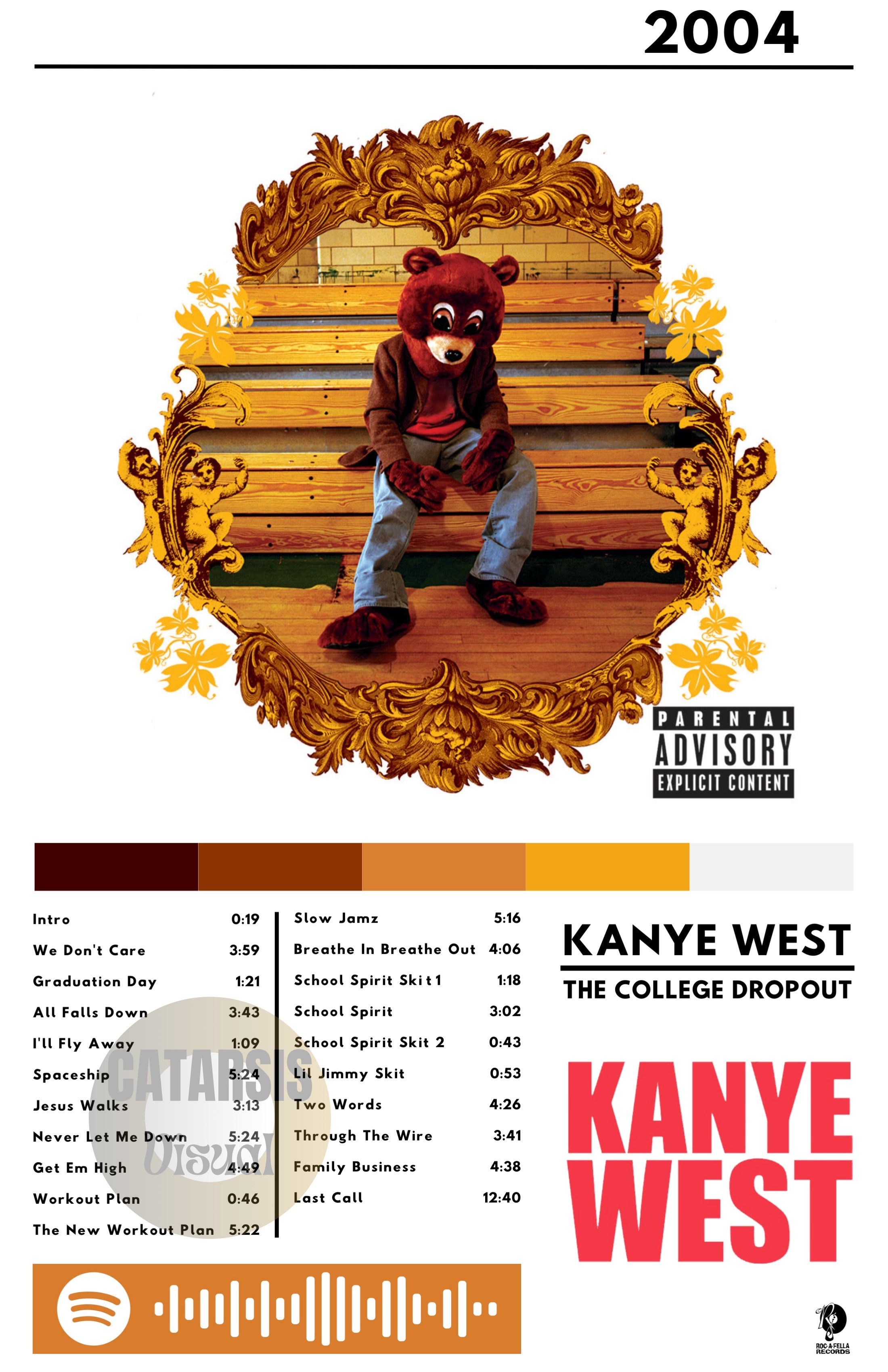 Cuadro Kanye West - The College Dropout