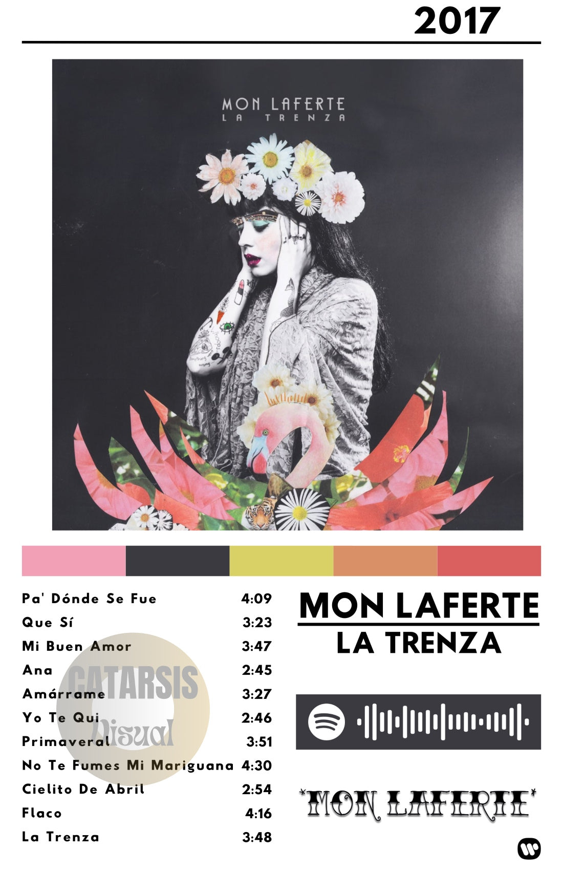 Cuadro Mon Laferte - La Trenza